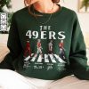 San Francisco Football Sweatshirt, Vintage Style San Francisco Football Crewneck, Football Sweatshirt, Niners Sweatshirt, Football Fan Gifts