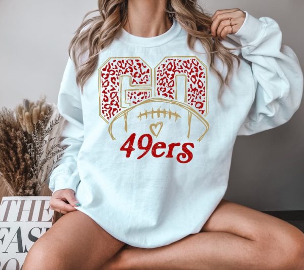 Go San Francisco 49.ers Football Sweatshirt, San Francisco Crewneck, Retro San Francisco Shirt, San Francisco, Vintage Baseball Fan