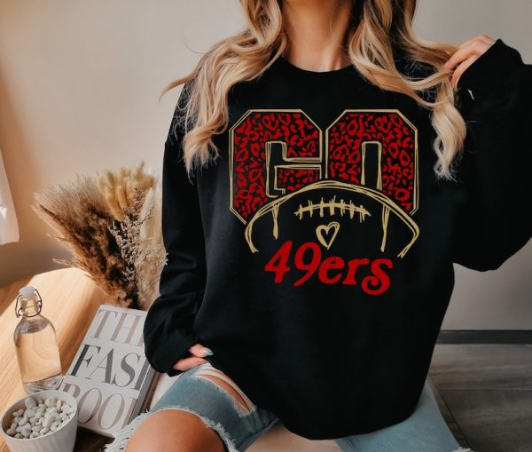 Go San Francisco 49.ers Football Sweatshirt, San Francisco Crewneck, Retro San Francisco Shirt, San Francisco, Vintage Baseball Fan