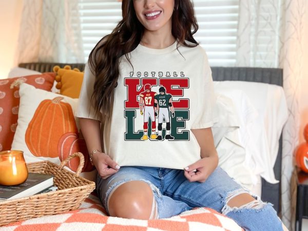 Jason Kelce Travis Kelce Shirt, Kelce Football Fan Sweatshirt, Jason Kelce Hoodie, Travis Kelce Fan Gift, Kelce Fan Game Day T-Shirt