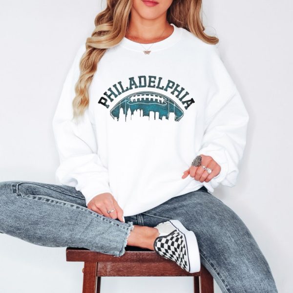 Philadelphia Football Sweatshirt.Philadelphia Eagles Sweatshirt.Philadelphia Eagles.Philadelphia Eagles Shirt.Fly Eagles Fly.Philly Football