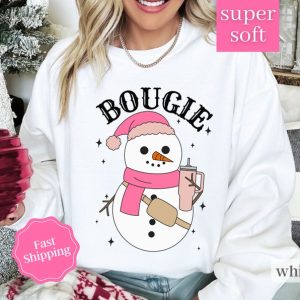 boo-jee, bougie christmas, christmas gifts, christmas sweater, christmas sweatshirt, christmas tree, cute sweatshirt, funny christmas, graphic sweatshirt, retro shirt, xmas sweater, xmas sweatshirt, bougie snowman