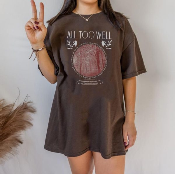 Retro All Too Well shirt, Aesthetic All Too Well graphic tee, Vintage Style Shirt