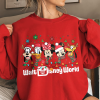 Vintage Mickey’s Very Merry Christmas Party 2023 Sweatshirts, Disney Mickey and Friends Christmas Sweatshirt, Disney Christmas Pink Tree Tee