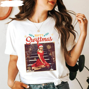 Merry Swiftmas Shirt, Taylor Chirstmas Crewneck Unisex T Shirt