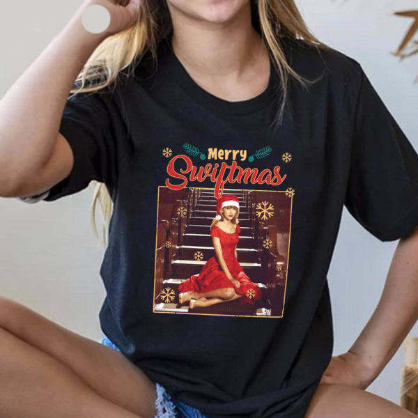 Merry Swiftmas Shirt, Taylor Chirstmas Crewneck Unisex T Shirt