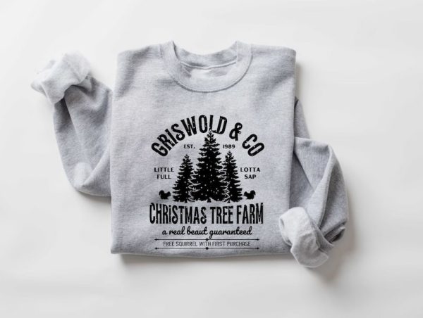 Griswold Christmas Sweatshirt,Griswold Co Sweater,Christmas Tree Farm Sweatshirt,Little Full Lotta Sap,Family Vacation,Xmas Family Christmas