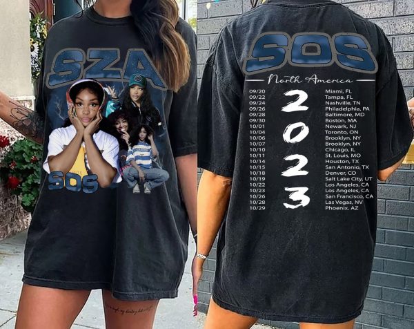 Vintage SZA Tour 2023 Shirt, SZA 90s Shirt, Sza shirt, Sza Bootleg 90s Shirt, Sza Fans Gift, Sza Tour Sweatshirt