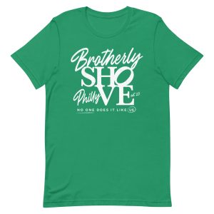 Brotherly Shove Philadelphia Tshirt Green Black Gray