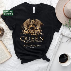 Queen Adam Lambert The Rhapsody Tour 2023 T-Shirt, Queen Rock band Tour 2023, Queen Band T-Shirt, Adam Lambert Tour 2023 Shirt