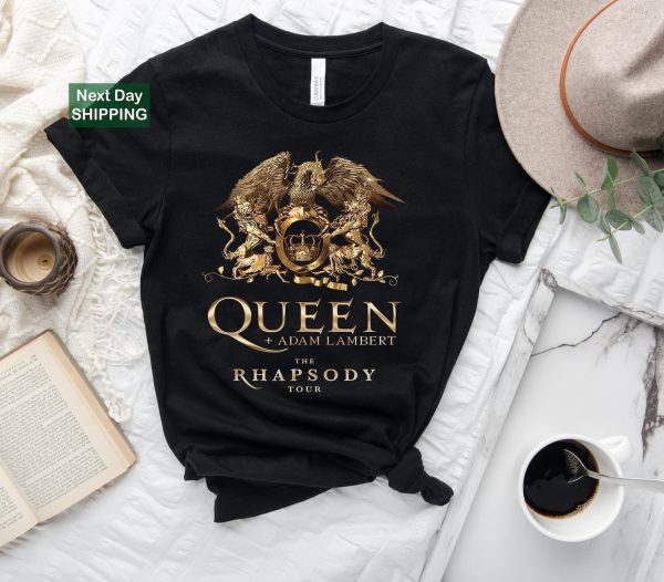 Queen Adam Lambert The Rhapsody Tour 2023 T-Shirt, Queen Rock band Tour 2023, Queen Band T-Shirt, Adam Lambert Tour 2023 Shirt