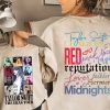 Taylor’s Album T-Shirt, Album Stamps Shirt, Taylor Album Logo 2023 Shirt, The Eras Tour Shirt, Lover Folklore Shirt, Midnights Album Shirt