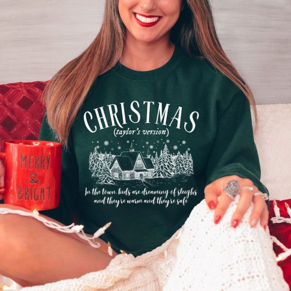 Christmas Taylor’s Version Shirt, Taylor Christmas Shirt, Swift Christmas Sweater, Christmas Tree Farm Hoodie, The eras Tour Gift For Women