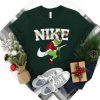 The Grinch Embroidered Sweatshirt, Vintage Grinch Snowman Christmas Embroidered Sweatshirt, Grinch Christmas Gift Ideas, Grinch Shirt