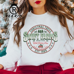 Swiftie Christmas Tree Farm Shirt Sweatshirt, Taylor Christmas Sweat Shirt, Gift Swifty Holiday Merch, Taylor Swifty Shirt,Fan Gift, Xmas Tee Swiftie