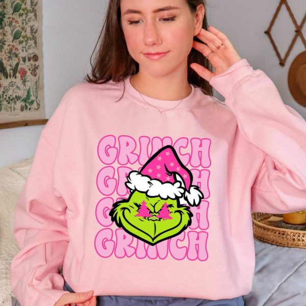 Grinch Christmas Sweatshirt, Grinchmas Shirts, Christmas Gift, Holiday Outfit, Christmas Movies T-Shirt, Merry Christmas Shirt, Gift for Her