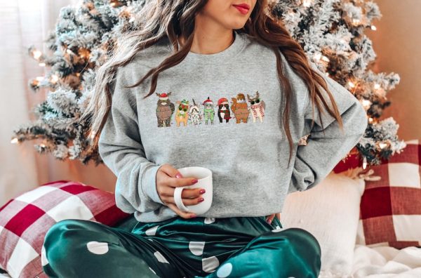 Meowy Christmas Sweatshirt,Happy Cat Year Shirt,Funny Christmas Cat Shirt,Cat Christmas Sweatshirt,Cats Sweatshirt,Cat Lover Christmas Shirt