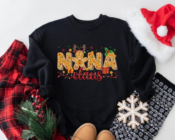 Nana Claus Gift Shirt, Nana Christmas Shirt, Nana Claus Shirt, Nana Claus Christmas Shirt, Family Claus Shirt