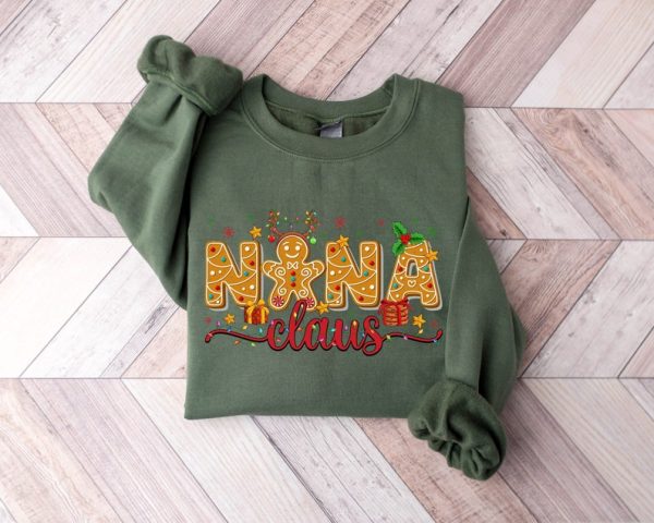 Nana Claus Gift Shirt, Nana Christmas Shirt, Nana Claus Shirt, Nana Claus Christmas Shirt, Family Claus Shirt