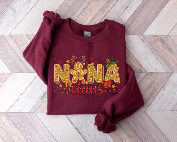 Nana Claus Gift Shirt, Nana Christmas Shirt, Nana Claus Shirt, Nana Claus Christmas Shirt, Family Claus Shirt