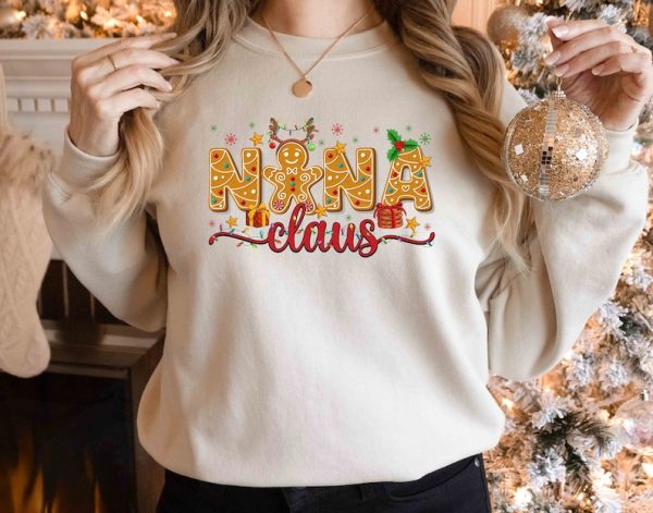 Nana Claus Gift Shirt, Nana Christmas Shirt, Nana Claus Shirt, Nana Claus Christmas Shirt, Family Claus Shirt