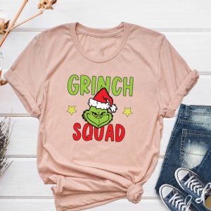 Grinch Squad Shirt, Christmas Grinch Shirt, Grinch Family Shirt, Christmas Pajamas Tee, Merry Grinchmas, Xmas Grinch T-shirt, Christmas Crew