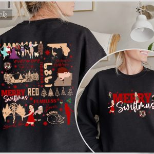 Merry Swiftmas Sweatshirt, Have A Merry Swiftmas Sweatshirt, Christmas Taylors version Shirt, The Eras Tour Sweatshirt, 1989 Christmas Shirt