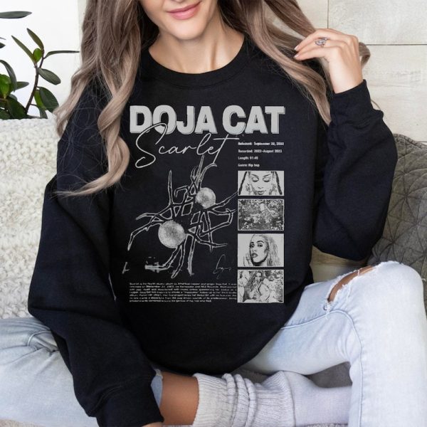 Doja Cat The Scarlet Tour 2023 Tee, Vintage Doja Cat Sweatshirt, Doja Cat Merch, 2023 Music Concert, Doja Ca