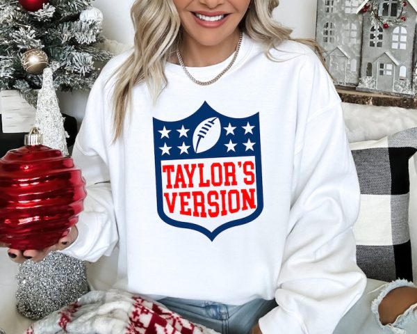 Taylors Football Sweatshirt, Funny Football Sweatshirt, Trendy Sweatshirts for Football Fans, Football Sweatshirt for Music Lovers