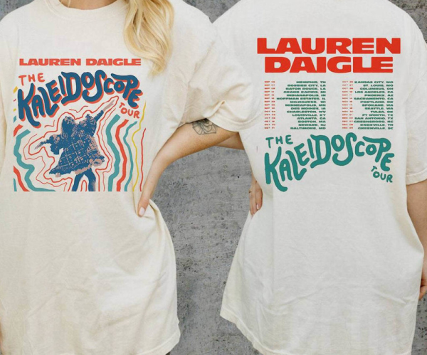 Lauren Daigle The Kaleidoscope Tour Shirt, Lauren Daigle Sweatshirt, Lauren Daigle Fan Gift, Lauren Daigle Hoodie, Lauren Daigle Merch