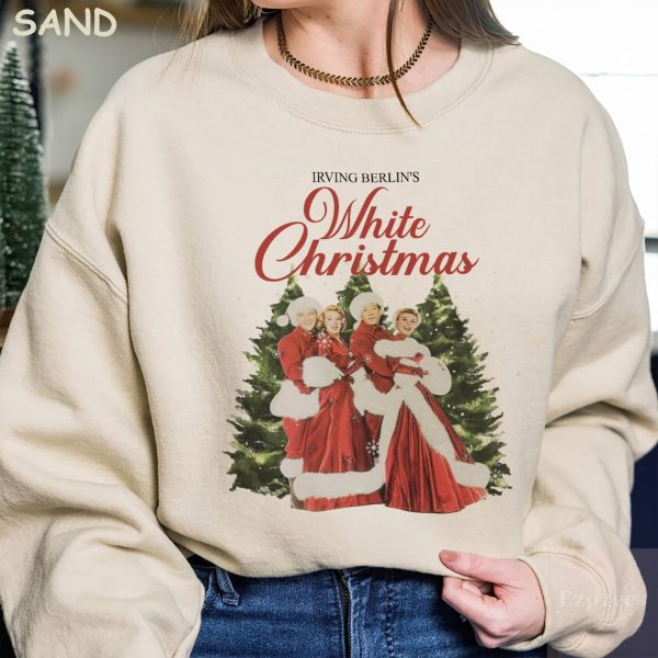 I’m Dreaming Of A White Christmas Sweatshirts, Christmas White Movie 1954 shirts, Christmas Movie Sweatshirts, Christmas Song Sweatshirts