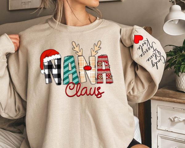 Nana Claus Gift Shirt, Nana Christmas Shirt, Nana Claus Shirt, Nana Claus Christmas Shirt, Family Claus Shirt