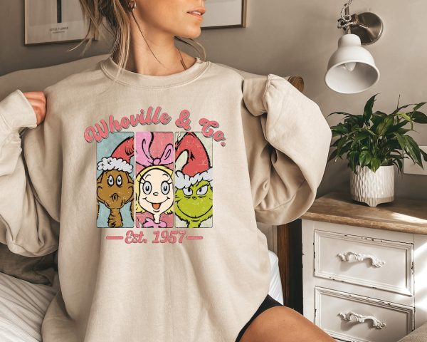 Merry Grinchmas Shirt, Vintage Christmas Sweatshirt, Whoville And Co Shirt, Christmas Family Shirt, Christmas Party Tee, Kid Youth Toddler