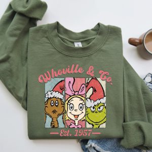 Merry Grinchmas Shirt, Vintage Christmas Sweatshirt, Whoville And Co Shirt, Christmas Family Shirt, Christmas Party Tee, Kid Youth Toddler