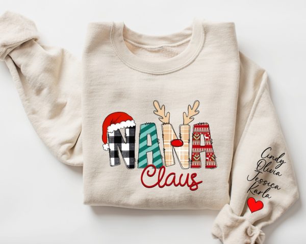 Nana Claus Gift Shirt, Nana Christmas Shirt, Nana Claus Shirt, Nana Claus Christmas Shirt, Family Claus Shirt