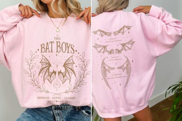 The Bat Boys Sweatshirt, Acotar Bookish Sweater, The Night Court Illyrians, A Court of Thorns and Roses Rhysand Cassian Azriel