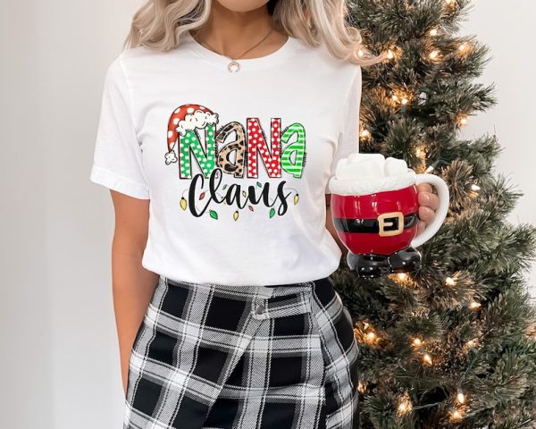 Nana Claus Gift Shirt, Nana Christmas Shirt, Nana Claus Shirt, Nana Claus Christmas Shirt, Family Claus Shirt