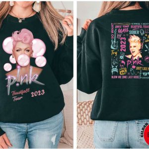 Pink Summer Carnival 2023, Trustfall Album Tee, Pink Singer Tour, Music Festival Shirt, Concert Apparel, Tour Shirt, Pink Music Clothing