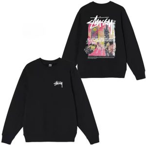 Stussy Hoodie, Streetwear Sweatshirts, Casual Tops, Men’s Stussy, Graphic Print Sweatshirts, Women’s Stussy, Unisex Casual, Stussy