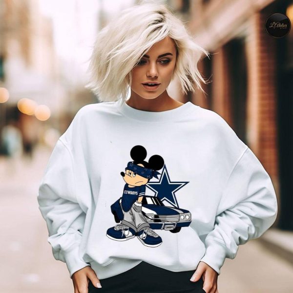 Dallas Cowboy Football Looney Tunes Vintage Style Crewneck Nfl Unisex T-Shirt, Unisex Sweatshirt, Unisex Hoodie