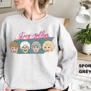 Stay Golden, Def Leppard Golden Girls Shirt, Music TV Crossover, Vintage TV Show Shirt, Band Inspired Tee, Unique Fan Gift