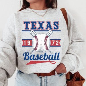 90s Vintage Texas Crewneck, Vintage Unisex Sweatshirt, Gift For Fan Baseball Club