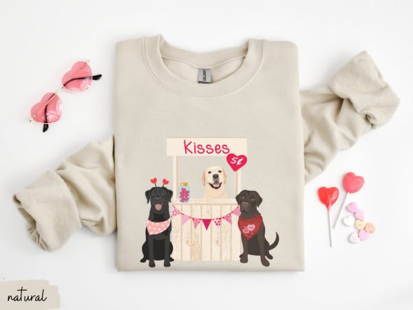 Labrador Retriever Valentines Day Sweatshirts, Labrador Retriever, Labrador mom, Labrador Retriever, Labrador Retriever gift, Labrador gifts