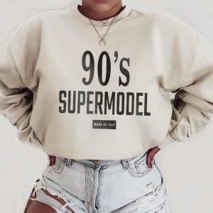 Unisex 90s Super Model Sweatshirt| 90s Hoodie| Gift For Her