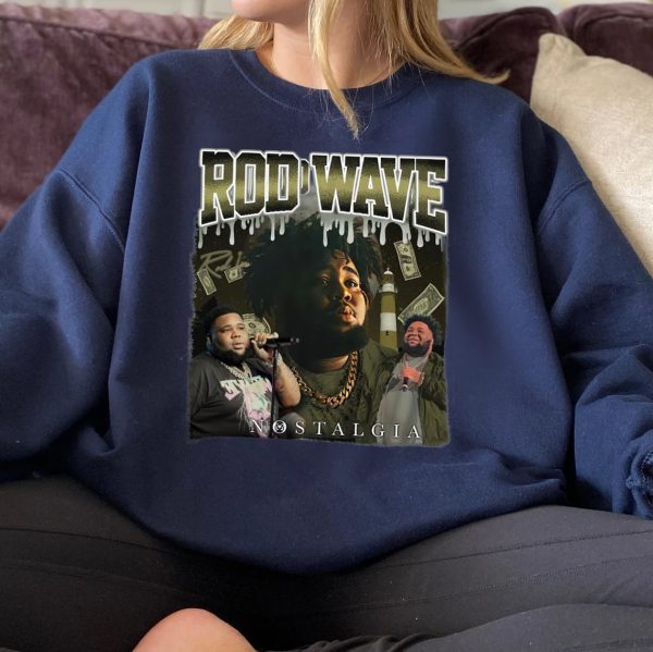 Ro/d Wave, Rapper Shirt, Trending Tee, R/od Wave Vintage, 90S Rap Music, Gift for Fans, Nostalgia 2023 Tour, Rod Wave March