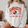 Vintage Kansas City Chiefs Red Sweatshirt, Trendy Kansas City Football Red Crew Neck, Chiefs Football Sweatshirt, Vintage Kansas Chief Shirt