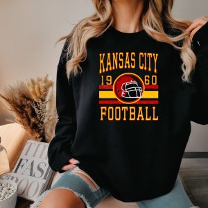 Vintage Kansas City Chiefs Red Sweatshirt, Trendy Kansas City Football Red Crew Neck, Chiefs Football Sweatshirt, Vintage Kansas Chief Shirt