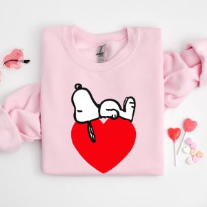 Snoopy Valentine Shirt, Cute Valentine Sweatshirt, Snoopy Valentine’s Day Love Hearts Shirt , Snoopy Shirt, Snoopy Love Shirt, Couple Shirt