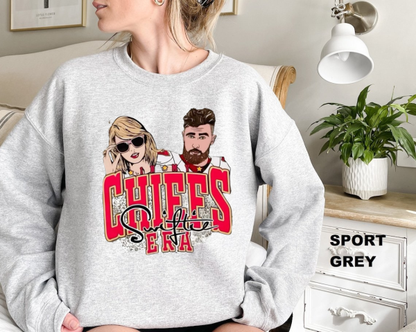 Swift-ie Kansas Football Shirt,Kelce and Swift The Eras Tour T-Shirt, Swiftie Kelce Sweatshirt, Ta.ylor Chief Shirt,Kansas City Football Fan