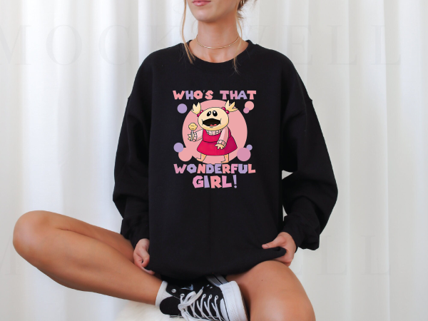 N.ana.lan Cute Meme Sweatshirt, Are You Feeling Mad,  Na.na.lan Peepo, Girl Birthday Gift, Who’s That Wonderful Girl, Funny Meme Shirt